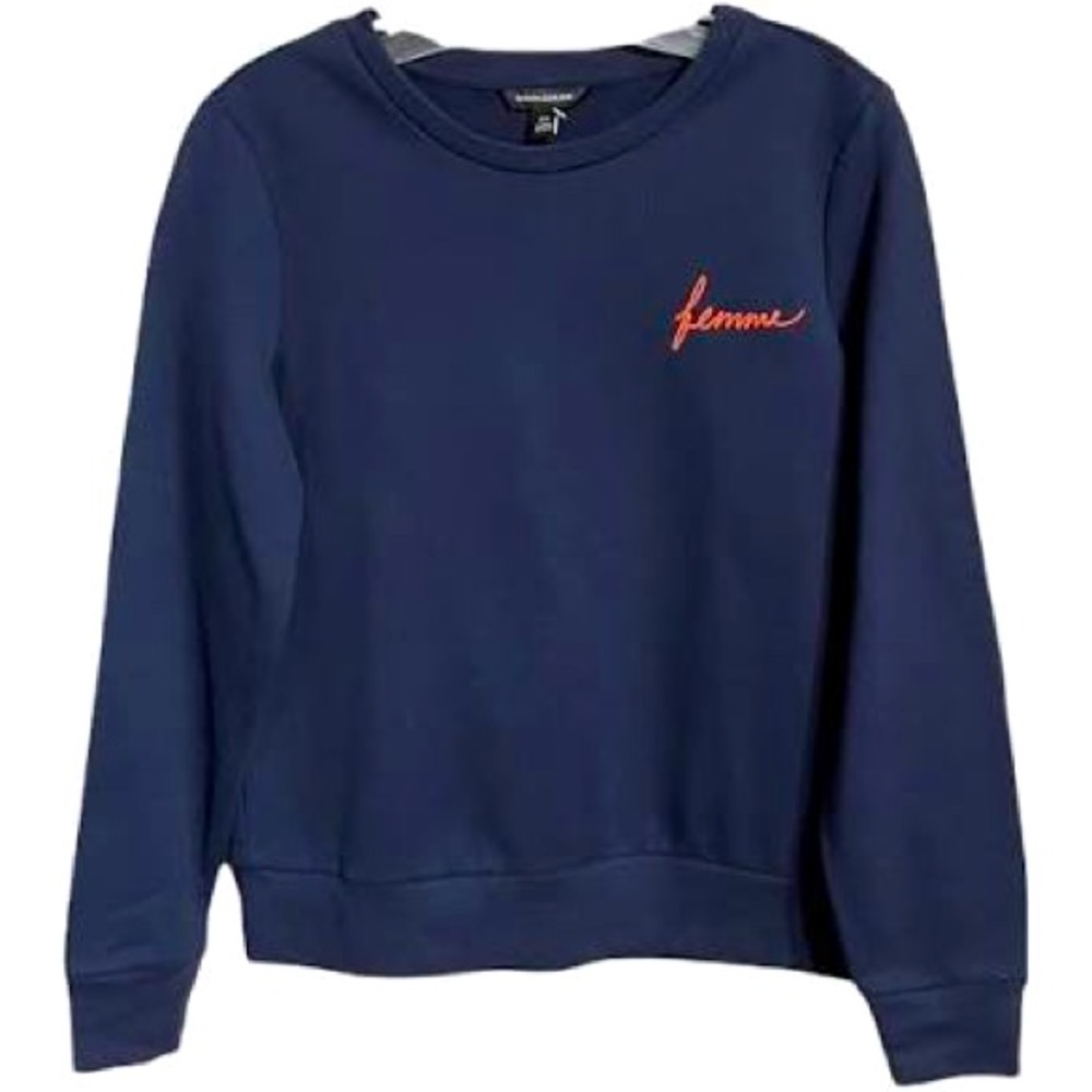 Banana Republic navy "femme" sweatshirt
